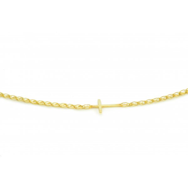 Zlatý náramok- Krížik