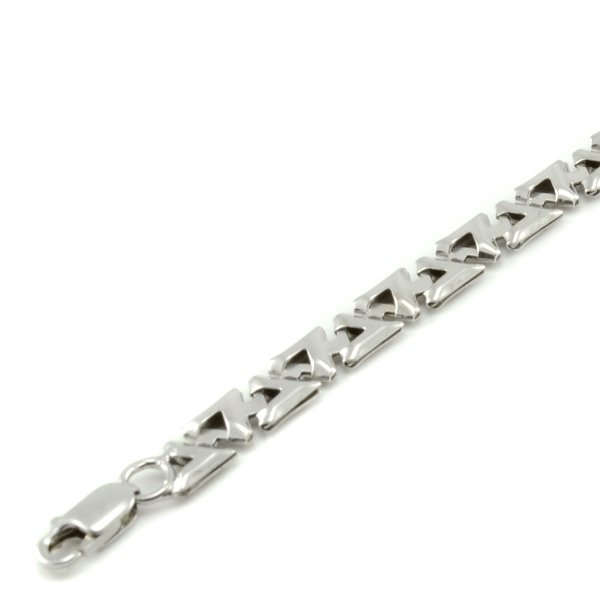 Náhrdelník z bieleho zlata-grécky vzor