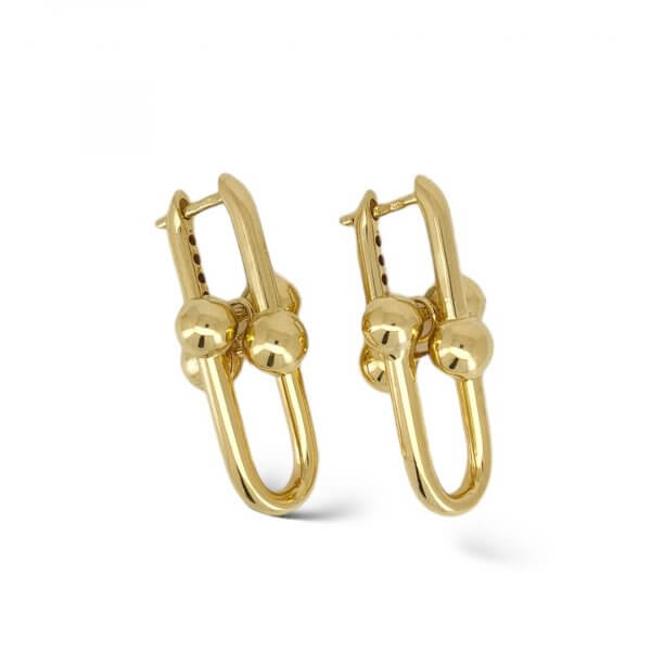 Náušnice zo žltého zlata - Luxury