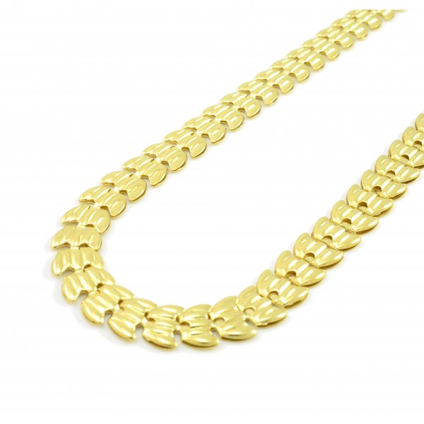 Retiazka zo žltého zlata- plastické články