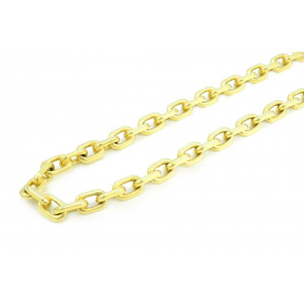Zlatá pilovaná retiazka zo žltého zlata - Anker 3